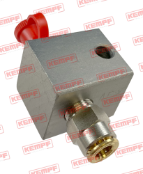 Preview: 147727 Kempf Nippelblock 1-fach Stahl 180° montiert
